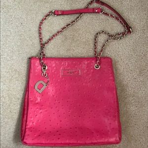 DKNY leather shoulder bag